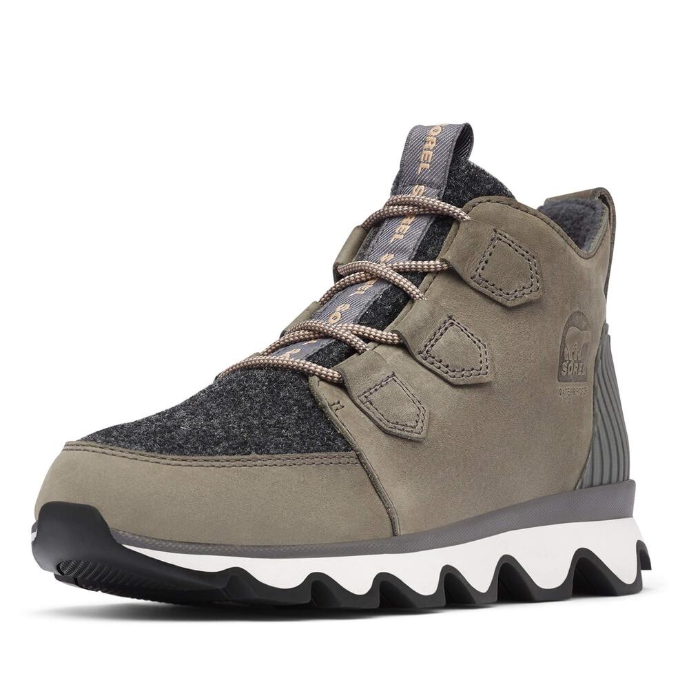 Sorel Women's Kinetic Caribou Waterproof Boot - Quarry - Size 8.5